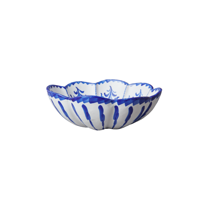 Handmade Ripple Serving Bowl