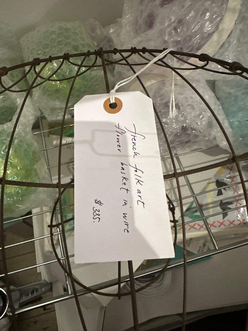 Wire Flower Basket