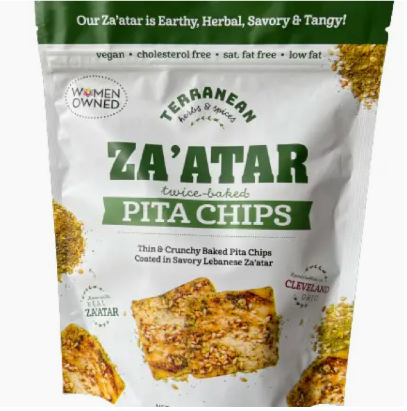 Za'atar Twice-Baked Pita Chips