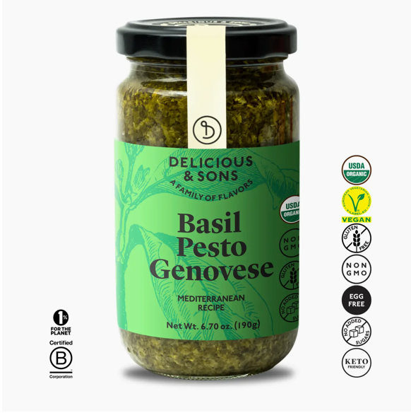 Organic Basil Pesto Genovese