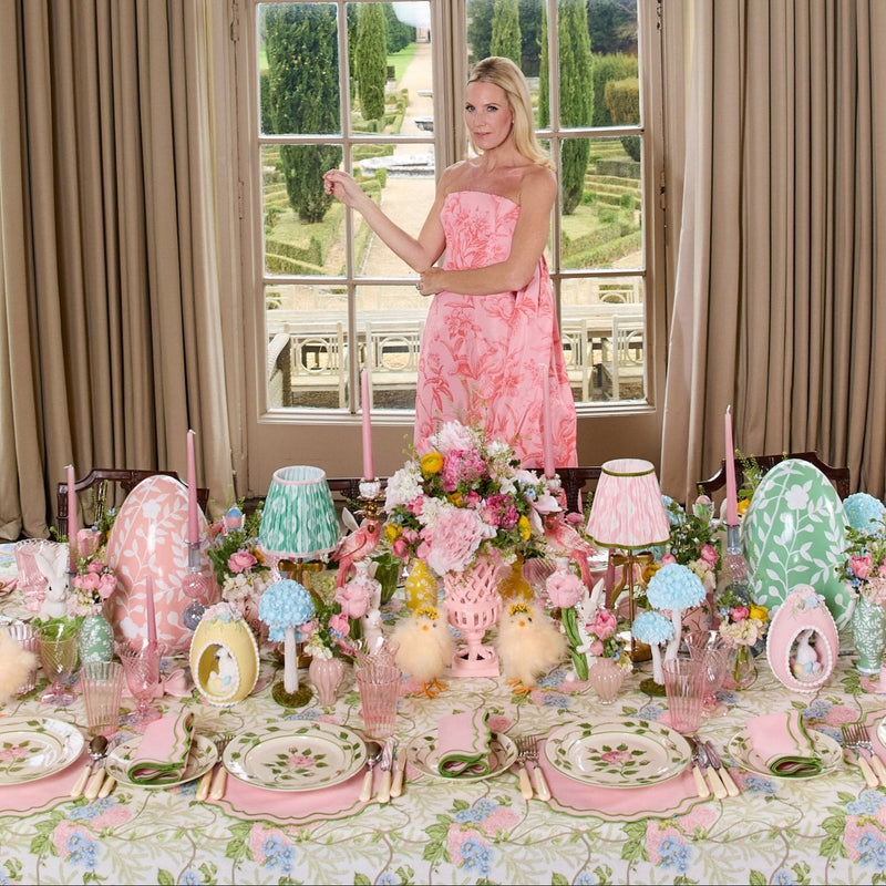 Pink Lady Isabella's Garden Tablecloth