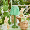 Spring Green Lotus Bow Lampshade (18cm)