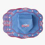 Fourth of July Cocktail Napkins (Set of 4)