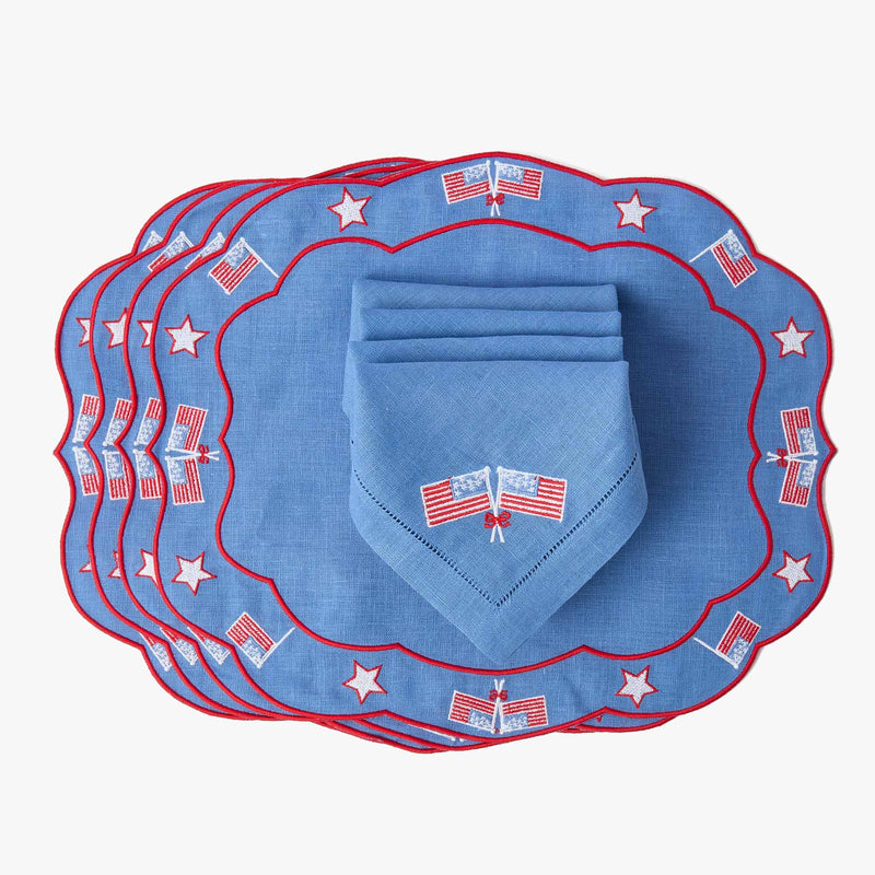 Fourth of July Cocktail Napkins (Set of 4)