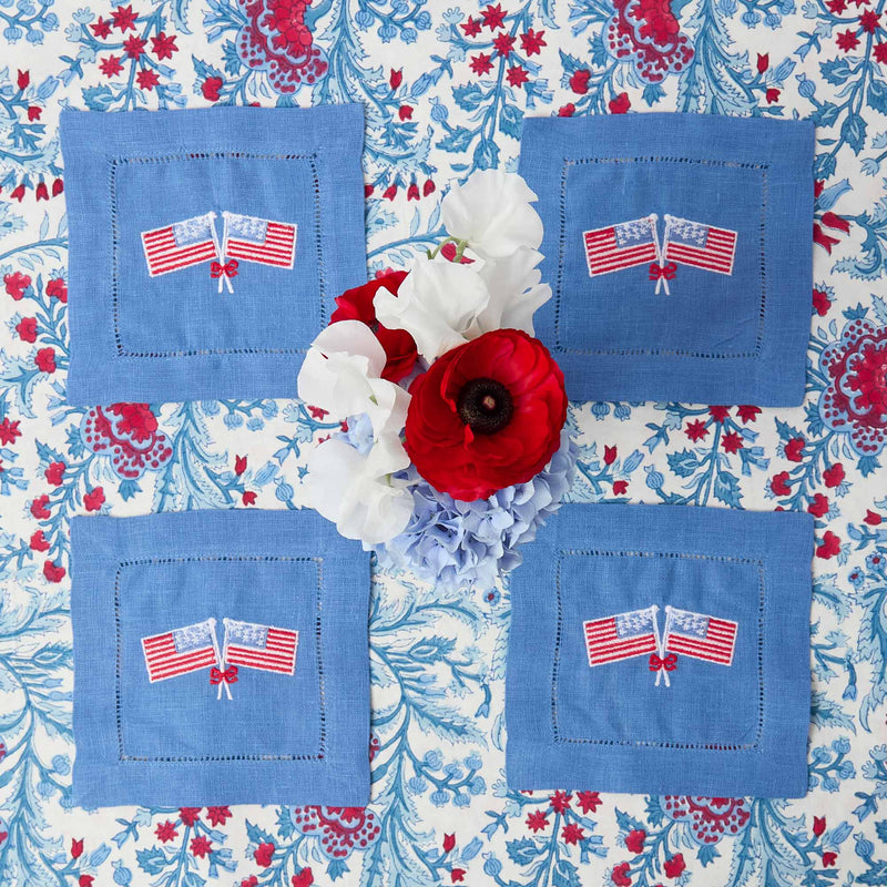 Fourth of July Cocktail Napkins (Set of 4)