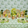 Green Ikat Tablecloth - Mrs. Alice