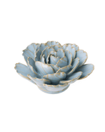 Robin's Egg Blue Keiko Peony Ceramic Flower