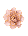 Rose Pink Camellia Ceramic Flower