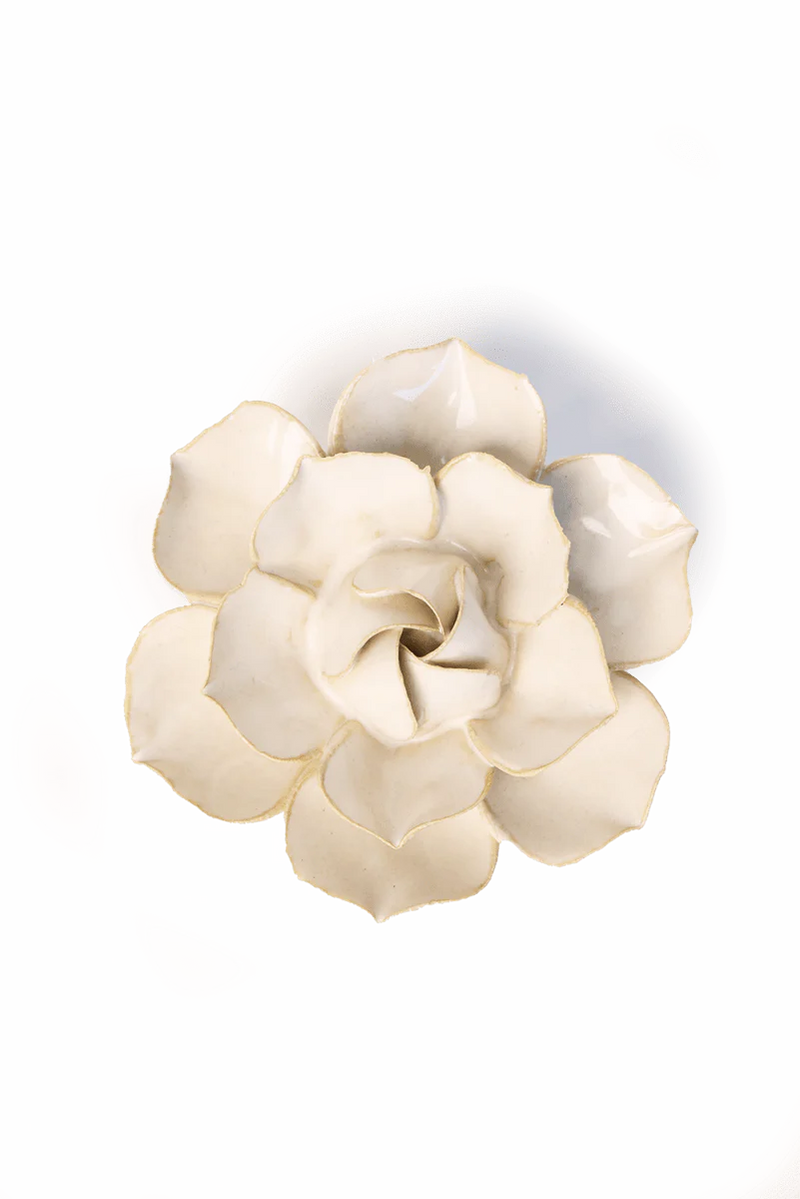 Ivory Daffodil Ceramic Flower