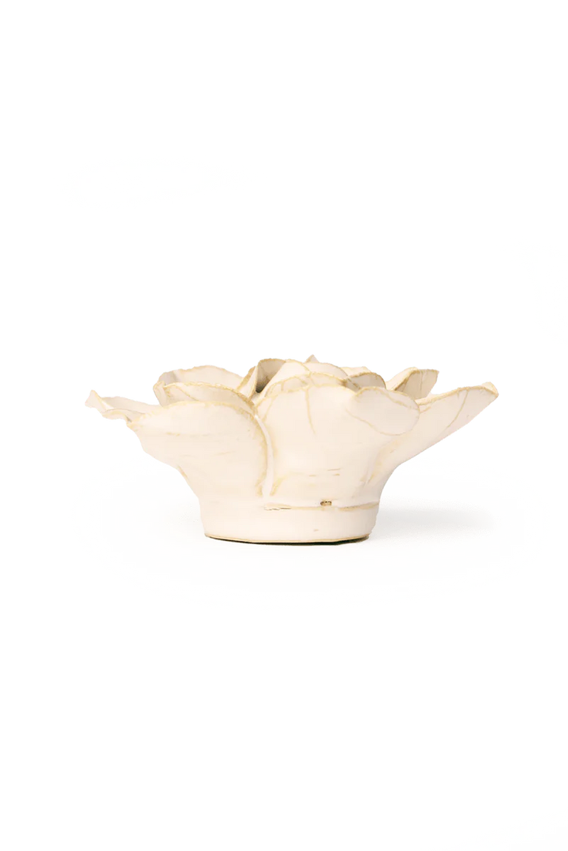 Ivory Daffodil Ceramic Flower