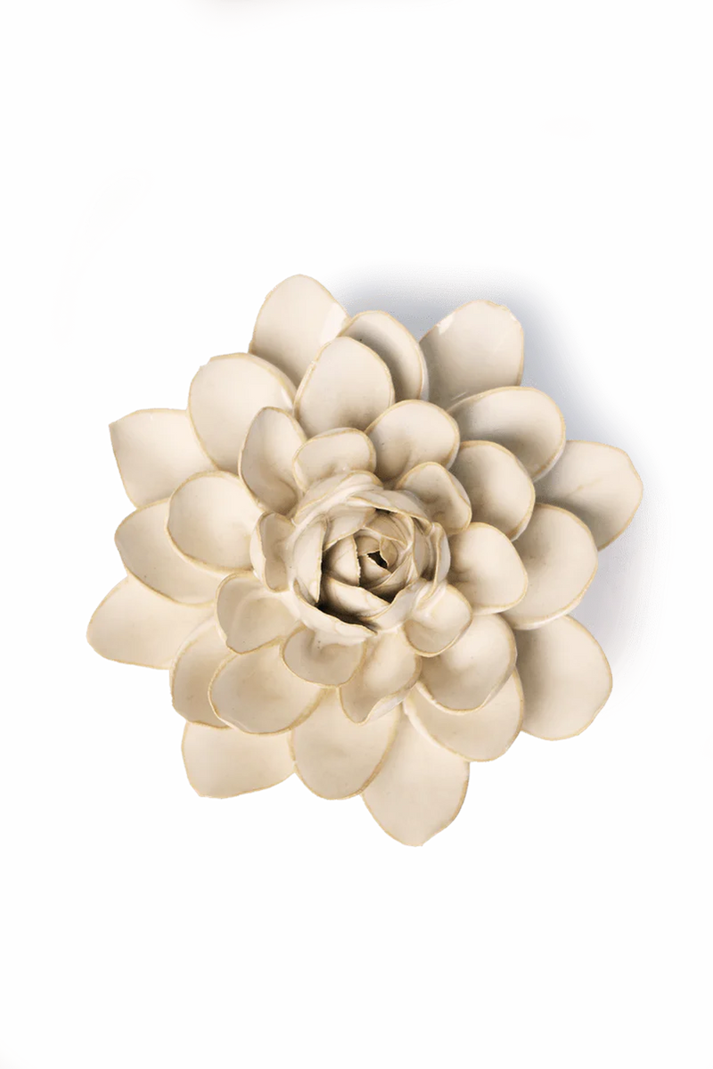 Ivory Snowdrop Ceramic Flower