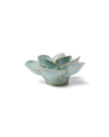 Milk Teal Poppy Ceramic Flower