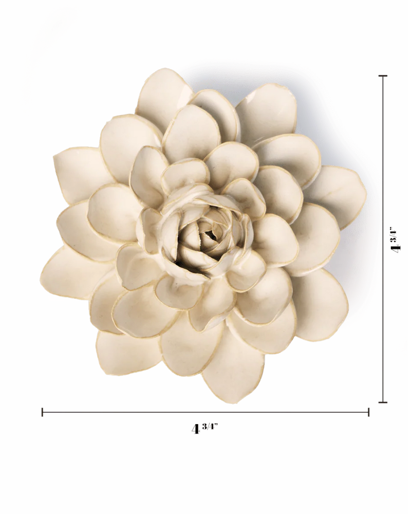 Ivory Snowdrop Ceramic Flower