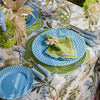 Blue Basketweave Starter Plate