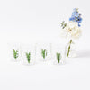 Lily of the Valley Glasses (Set of 4) - Mrs. Alice