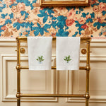 Lily of the Valley Linen Hand Towel - Mrs. Alice