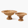 Luciana Bow Rattan Scalloped Bowl