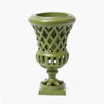 Small Adelaide Green Lattice Urn Vase