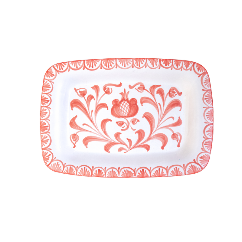 Handmade Traditional Square Platter
