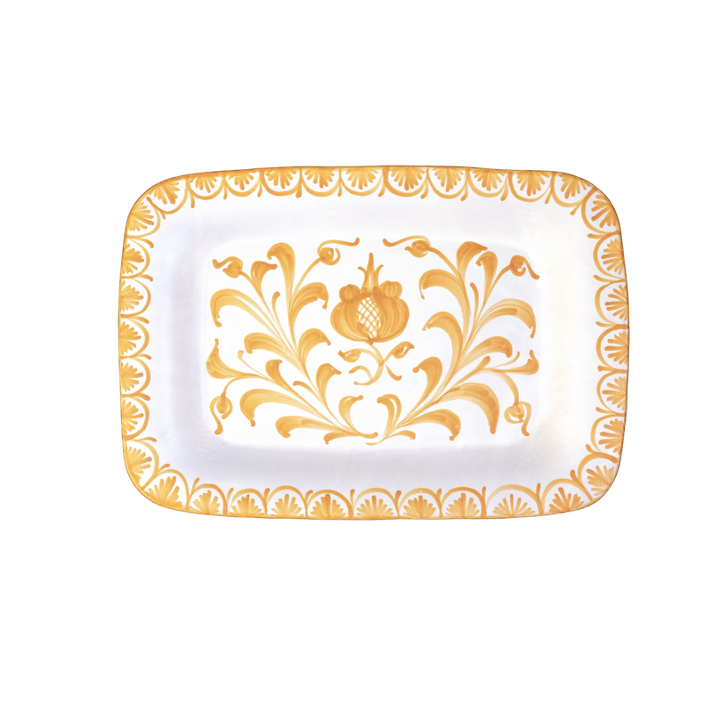 Handmade Traditional Square Platter