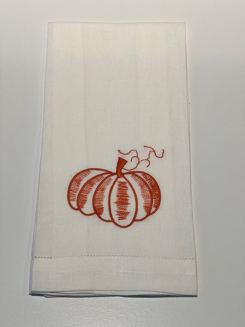 Pumpkin Guest Towels - Set of 5