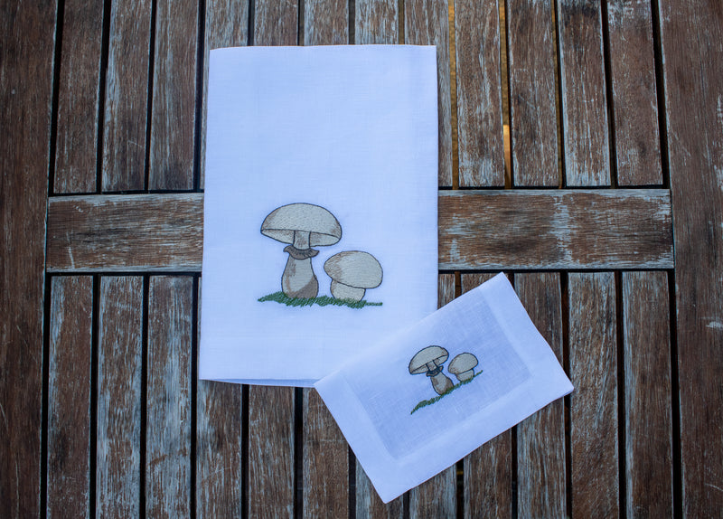 Mushroom Napkins - Set of 4