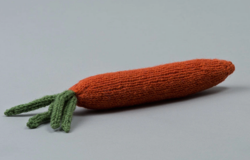 Hand Knit Dog Toy