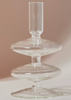 Modern Clear Glass Candle Holder